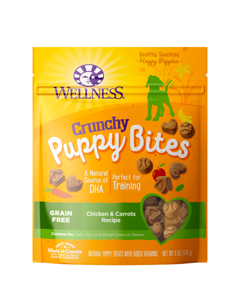 Wellness Wellness Crunchy Puppy Bites Chx/Carrots 6oz