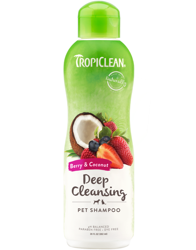 Tropiclean Tropiclean Deep Cleansing Berry & Coconut Pet Shampoo 20 oz