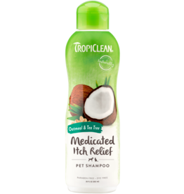 Tropiclean Tropiclean Medicated Itch Relief Oatmeal & Tea Tree Pet Shampoo 20 oz