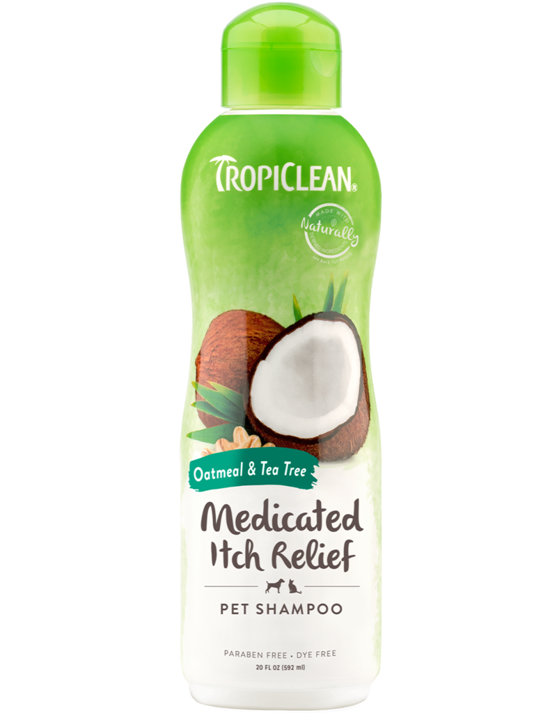 Tropiclean Tropiclean Medicated Itch Relief Oatmeal & Tea Tree Pet Shampoo 20 oz