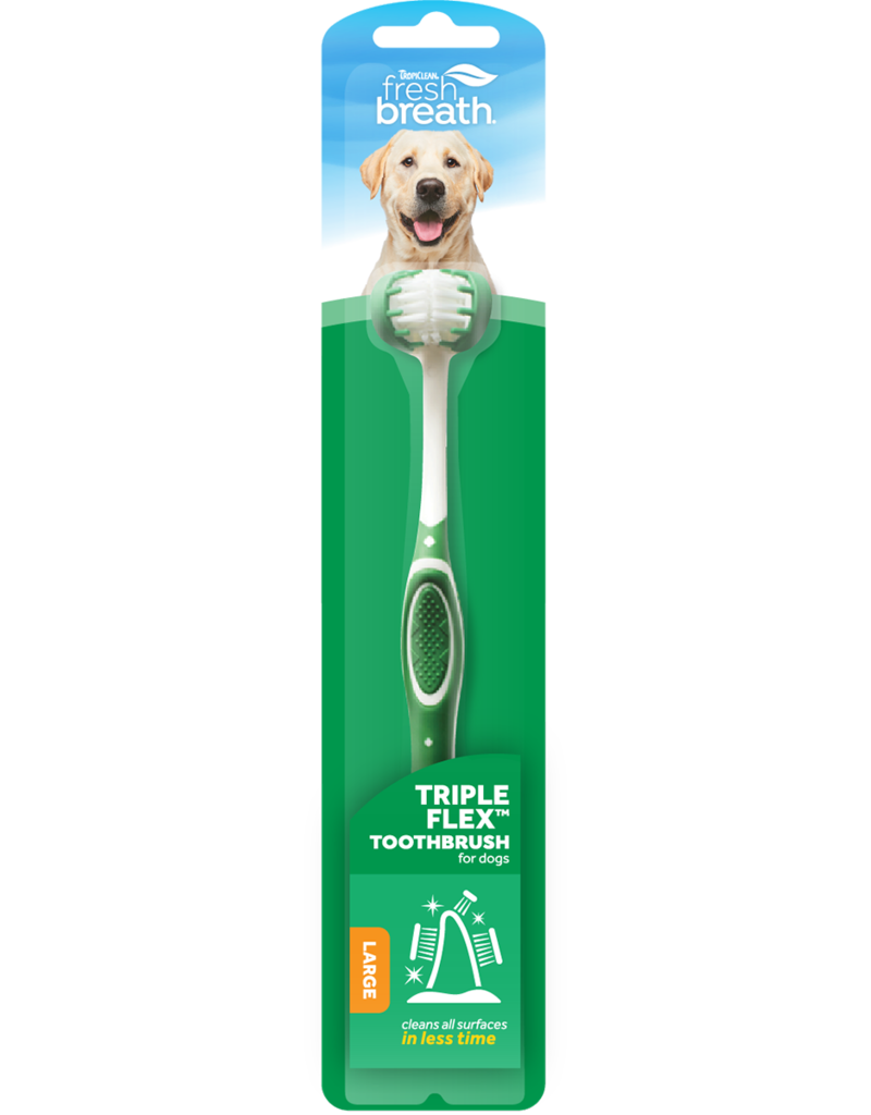Tropiclean Tropiclean Triple Flex Toothbrush for Dogs Large
