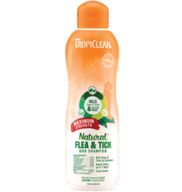 Tropiclean Tropiclean Natural Flea & Tick Shampoo, Maximum Strength 20 Oz