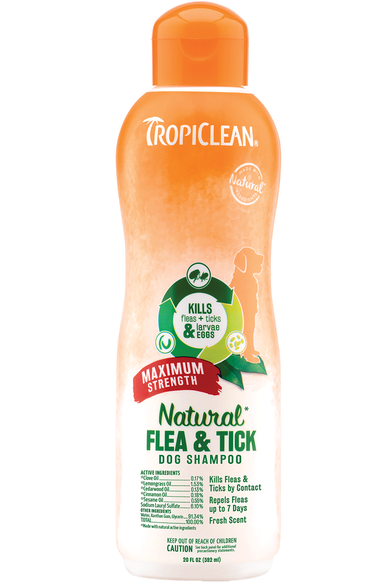 Tropiclean Tropiclean Natural Flea Tick Shampoo, Maximum