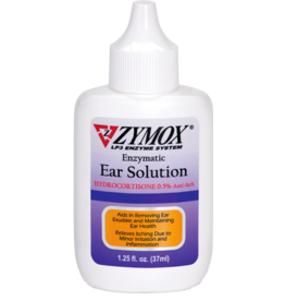 Zymox Zymox Ear Solution w Hydrocortisone 1.25Oz