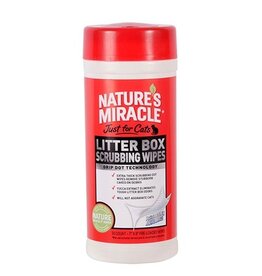 Natures Miracle Nature's Miracle Just For Cats Litter Box Scrubbing Wipes 30 Ct