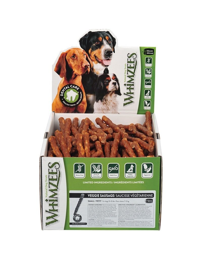 Whimzees Whimzees Veggie Sausages Dental Dog Treats