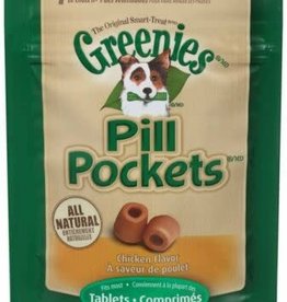Greenies Greenies Pill Pockets Canine Chicken Flavor Dog Treats 30 count