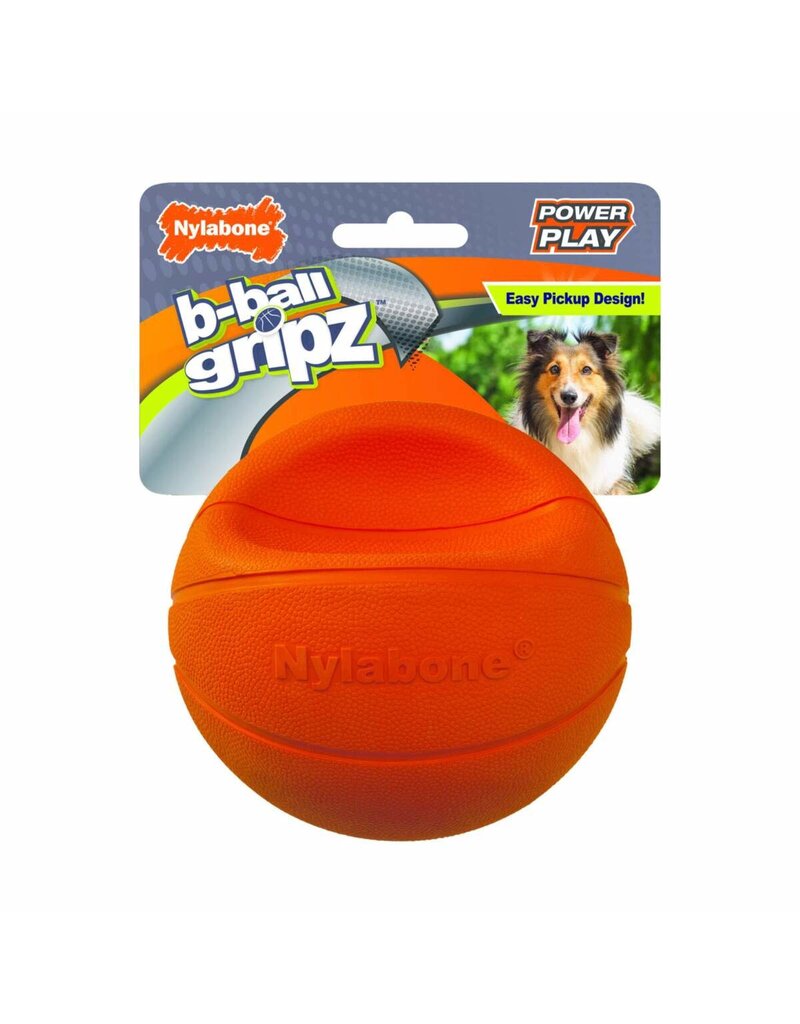 Nylabone Nylabone Power Play Gripz Sports Ball Basketball
