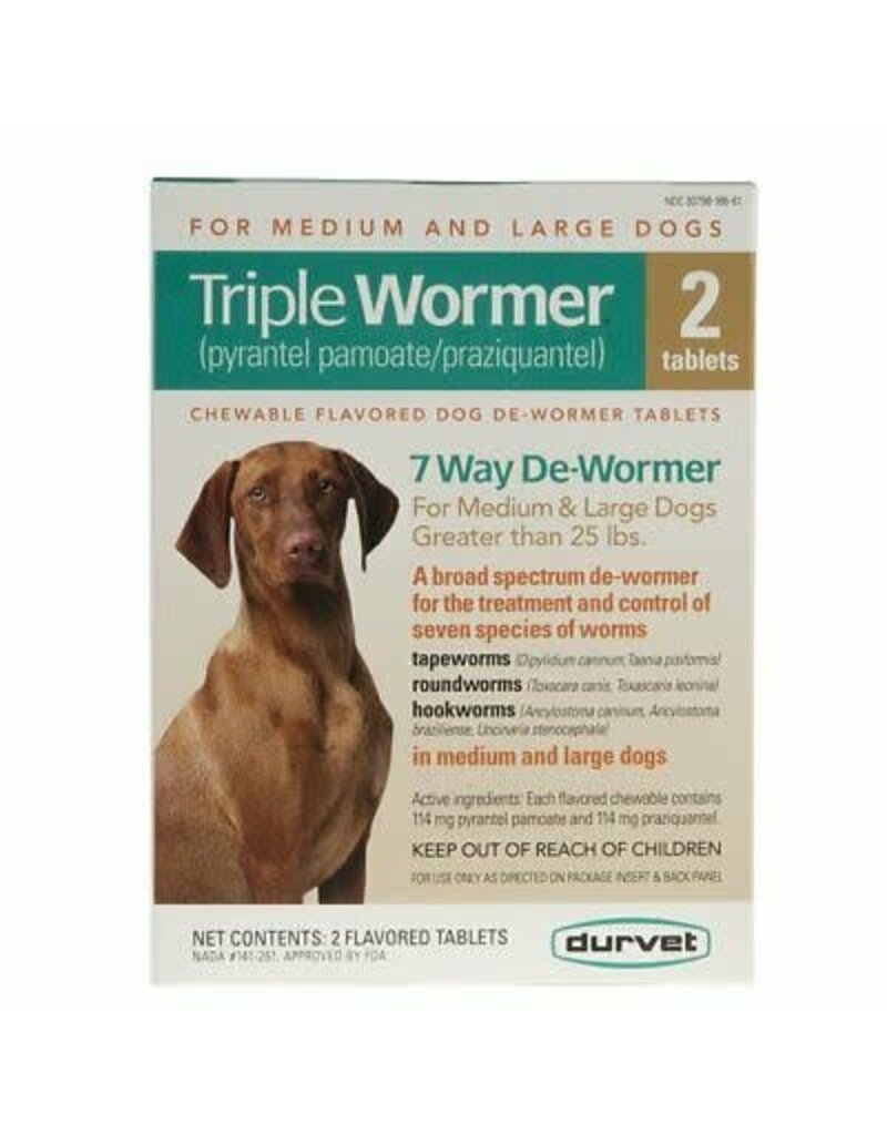 Durvet Durvet Triple Wormer For Dogs