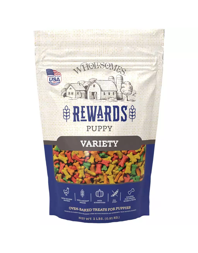 Wholesomes Wholesomes Puppy Variety Biscuits Grain Free Dog Treats 2 lb