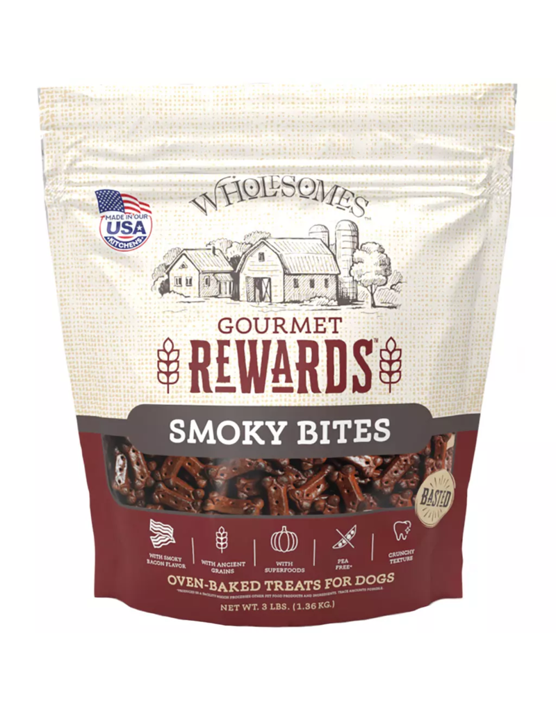 Wholesomes Wholesomes Gourmet Biscuits Smoky Bites Grain Free Dog Treats 3lb
