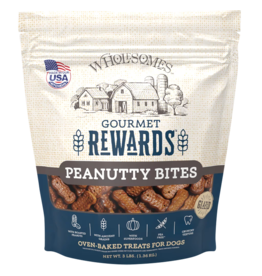 Wholesomes Wholesomes Gourmet Rewards Peanutty Bites Dog Treats 3lb