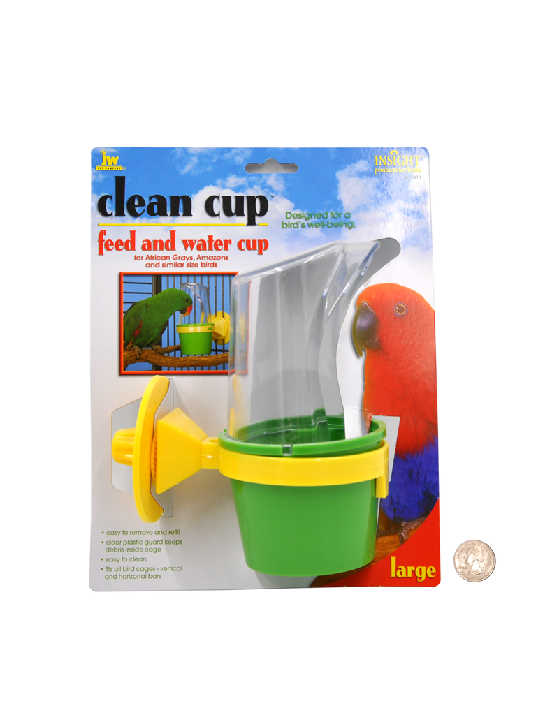 JW JW Pet Clean Cup Feed and Water Cup