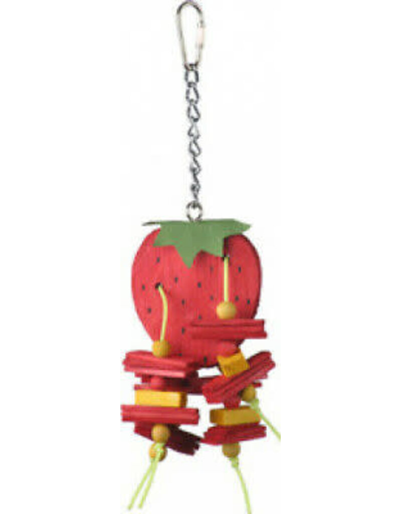 A&E Cage Company AE Cage Company Strawberry Bird Toy Small