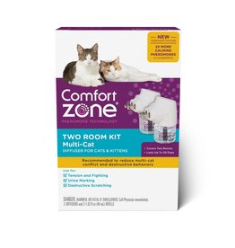 Farnam Pet Comfort Zone Two Room Kit Multicat Diffuser 48 ML