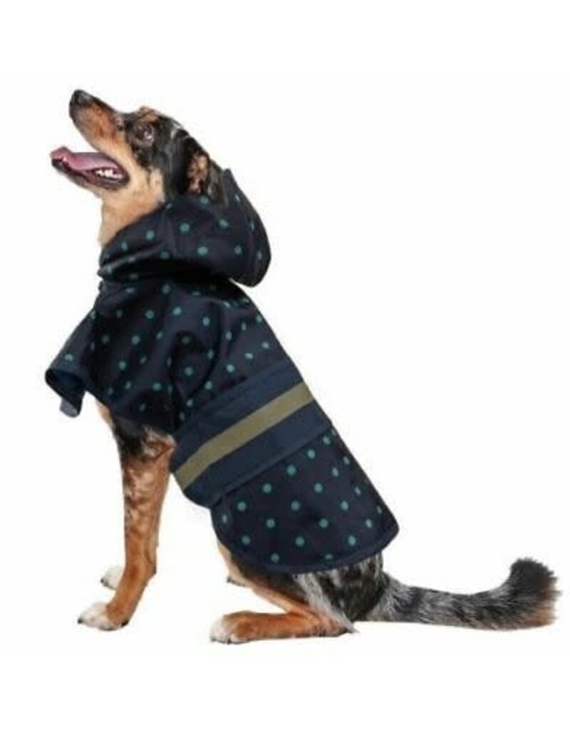 Ethical Pet Ethical Pet Polka Dot Raincoat Navy