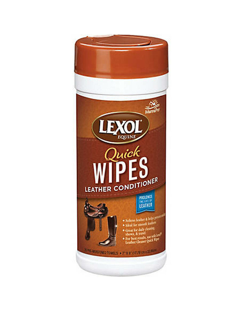 Manna Pro Lexol Leather Tack Conditioner Wipes 25ct