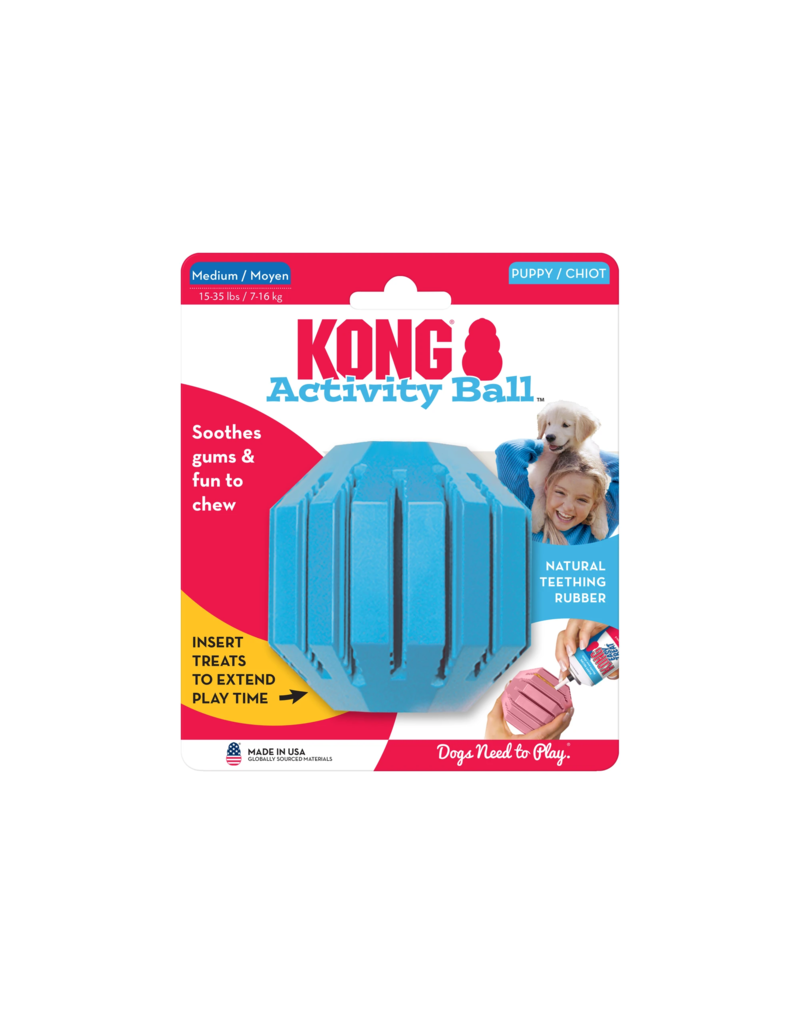 Kong Company Kong Puppy Activity Ball Grn