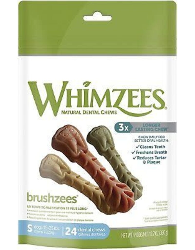 Whimzees Whimzees Brushzees Natural Daily Dental Dog Treats