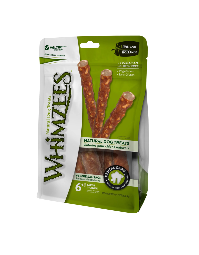 Whimzees Whimzees Veggie Sausages Dental Dog Treats