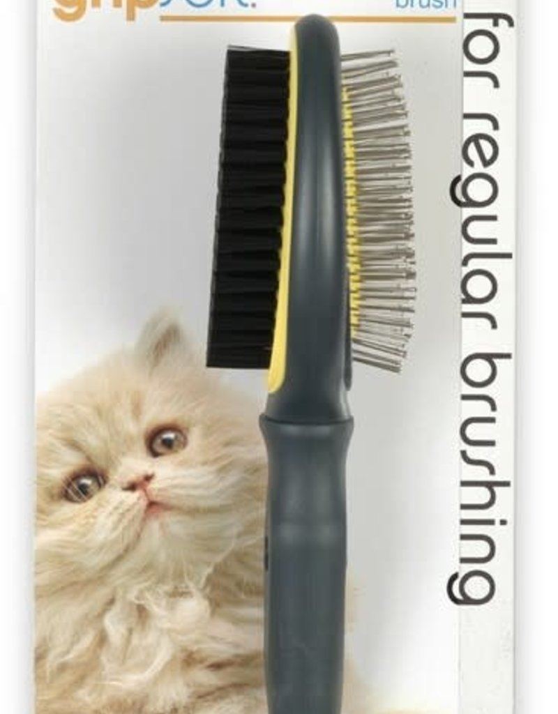 JW Pet Jw Gripsoft Cat Double-Sided Brush