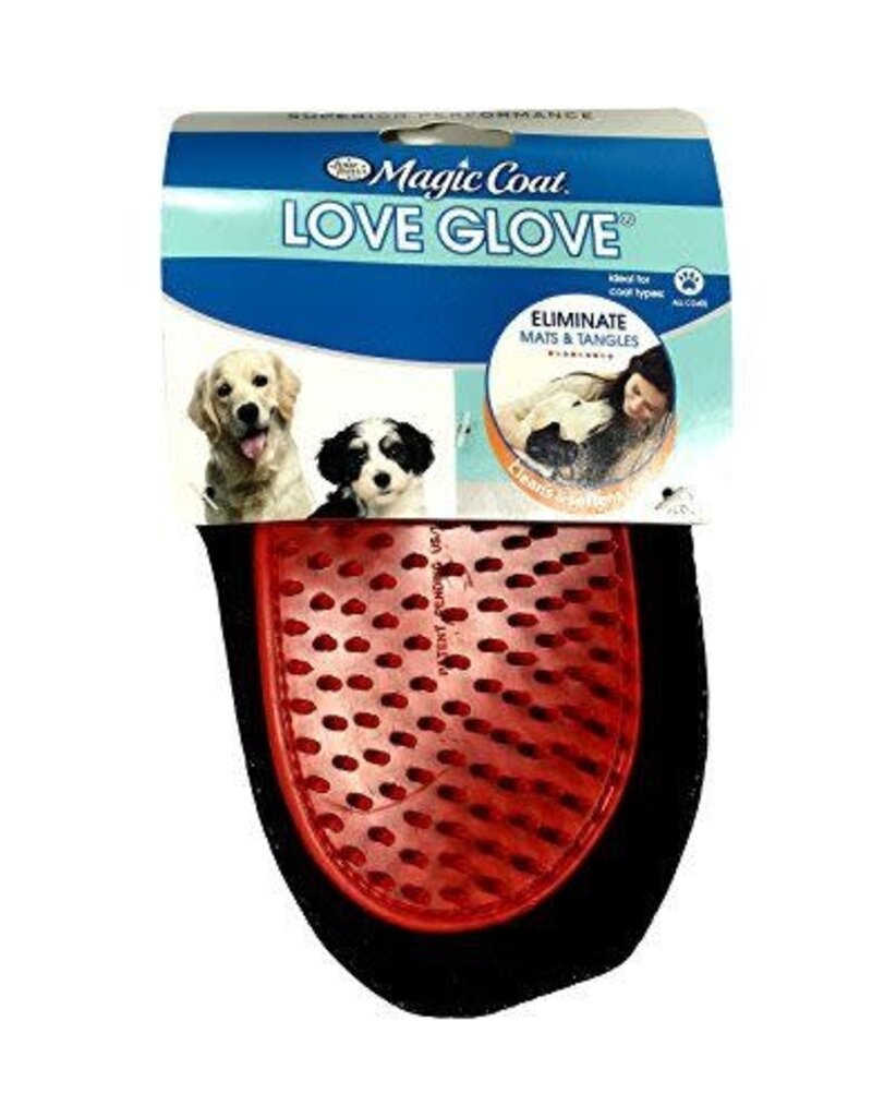 Four Paws Magic Coat Professional Series Love Glove Dog Grooming Glove