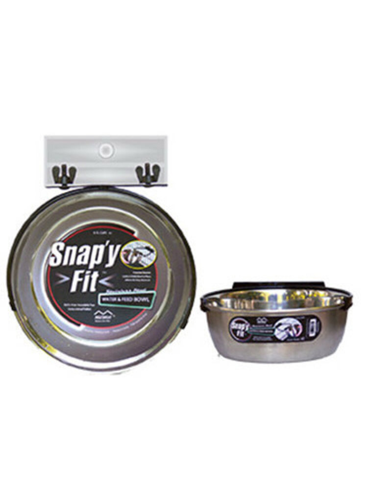 MidWest MidWest Stainless Steel Snap'y Fit Water And Feed Bowl