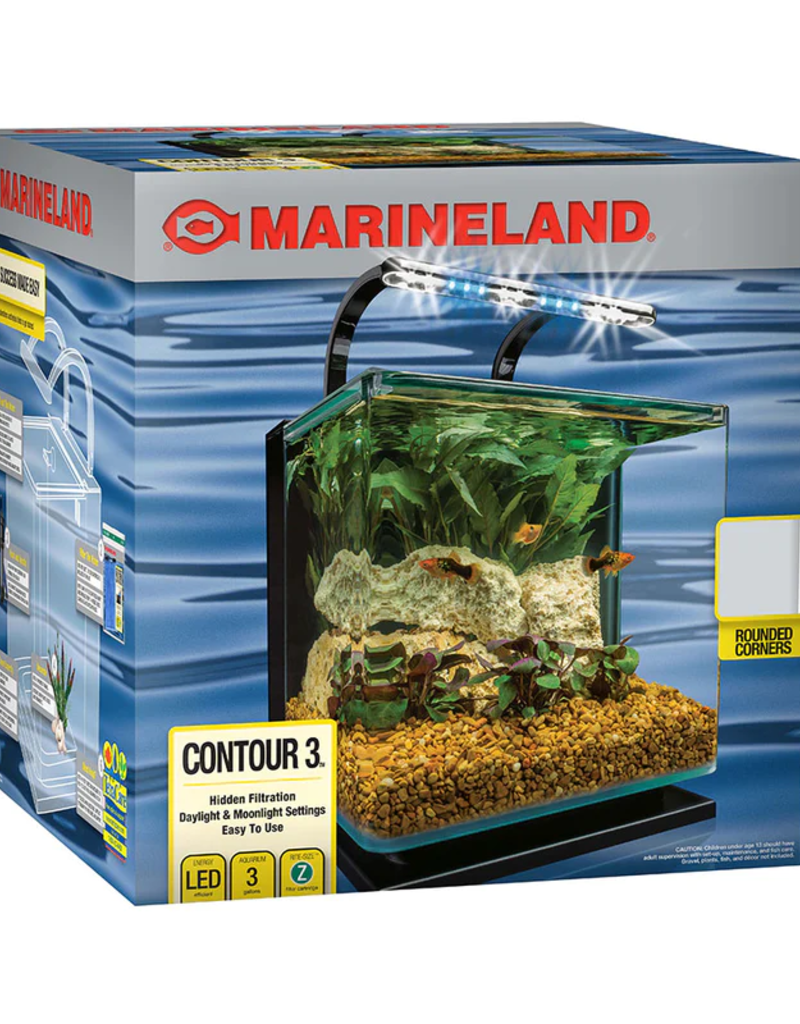marineland contour 3 gallon aquarium