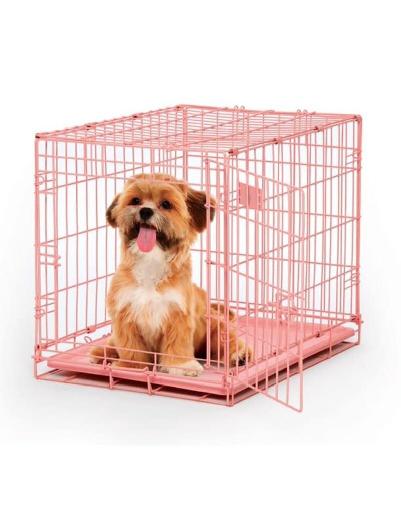 MidWest MidWest Icrate Single Door Pink Dog Crate 24 x18
