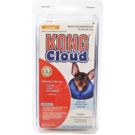 Recovery Collar for Dogs KVP Kong Cloud Blue Inflatable (33-46 cm)