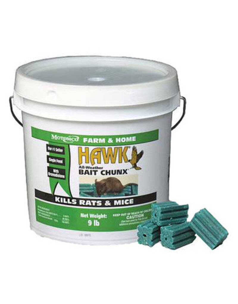 Motomco Ltd Hawk All-Weather Bait Chunx Pail