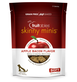 Fruitables Fruitables Chewy Skinny Minis Apple Bacon Dog Treats