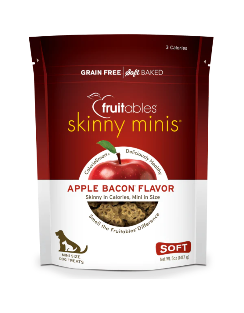 Fruitables Fruitables Chewy Skinny Minis Apple Bacon Dog Treats