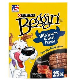 Nestle Purina Purina Beggin Strip Bacon And Beef 25 Oz.