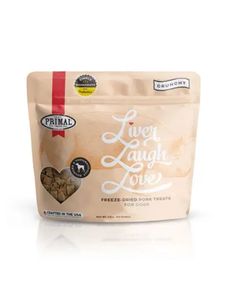 Primal Pet Foods Primal Dog Liver Laugh Love Pork 1.5oz