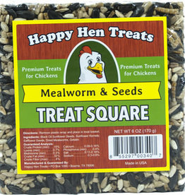 Happy Hen Happy Hen Treat Square With Mealworm And Seed 5Oz