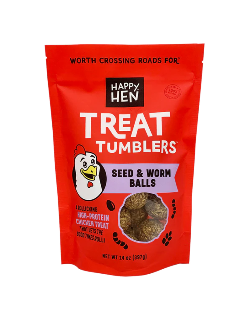 Happy Hen Happy Hen Treat Tumblers Seed & Worm Balls 14Oz