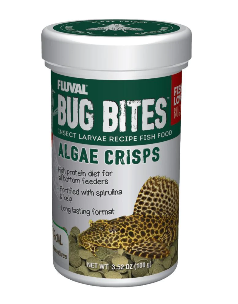 Fluval Fluval Bug Bites Algae Crisps 3.52oz