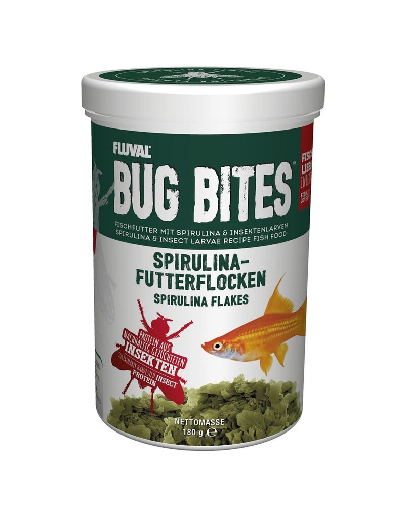 Fluval Fluval Bug Bites Spirulina Formula Flakes 1.58oz