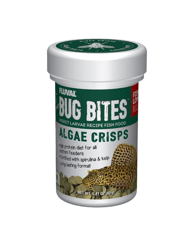 Fluval Fluval Bug Bites Algae Crisps 1.41oz