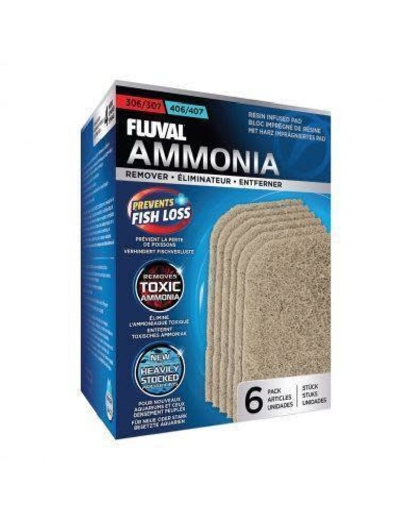 Fluval Fluval 306/406, 307/407 Ammonia Remover (6 Pk)