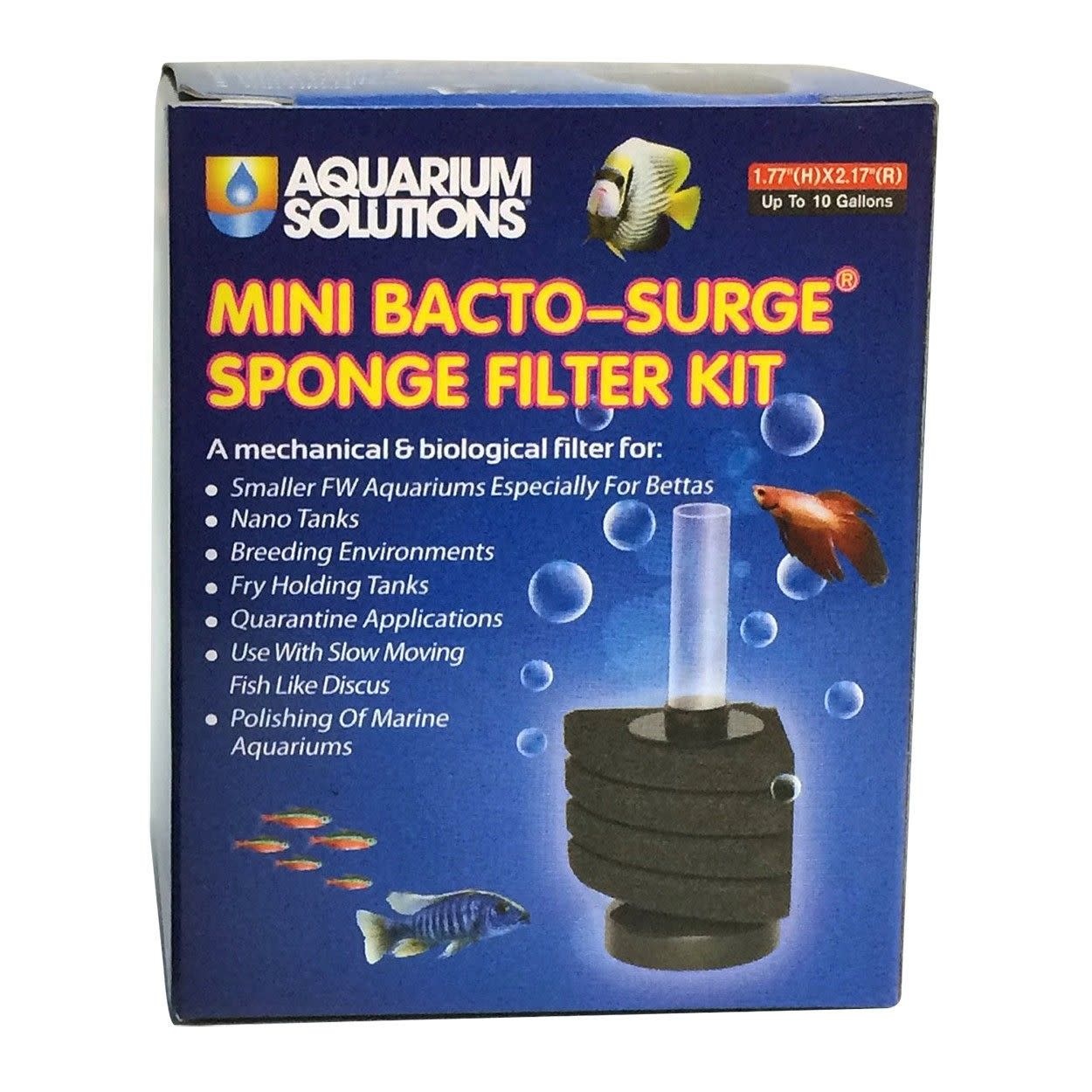 Hikari Hikari Aquarium Solutions BactoSurge Sponge Filter Kit Mini