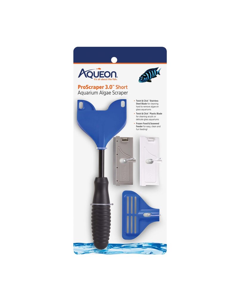 Aqueon Aqueon Pro Scraper 3.0  Algae Scraper Short