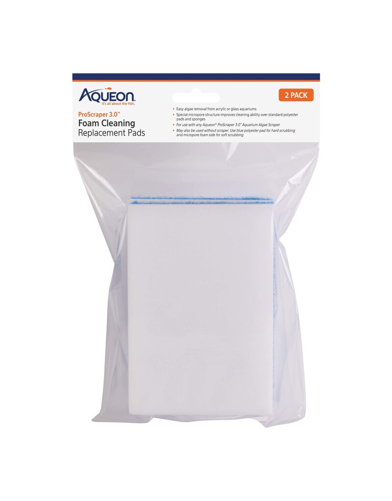 Aqueon Aqueon Pro Scraper 3.0 Cleaning Pads 2Pk