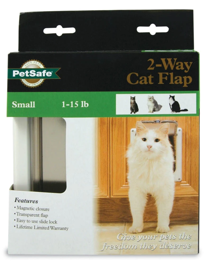 Petsafe Locking Cat Door White Sm Noah's Ark