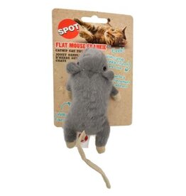 Ethical Pet Ethical Pet Flat Mouse Frankie W/Catnip Toy Asst