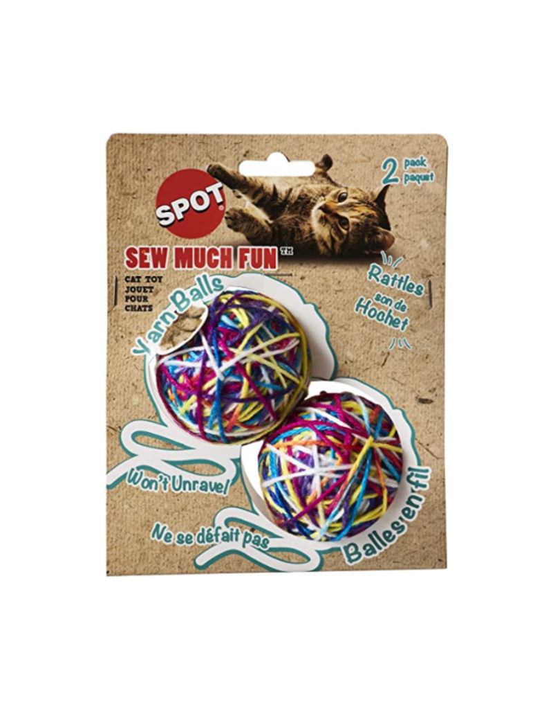 Ethical Pet Ethical Pet Yarn Ball 2.5 In-2Pk