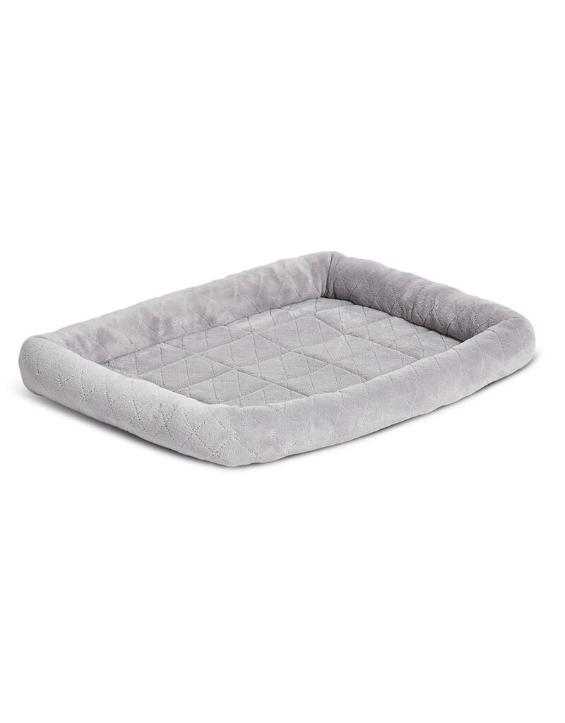 MidWest MidWest QuietTime Diamond Stitch Bed With Elastic Grey