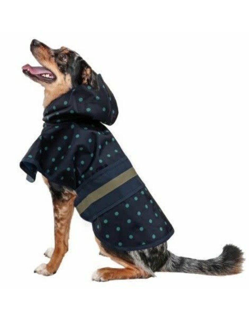 Ethical Pet Ethical Pet Polka Dot Raincoat Navy