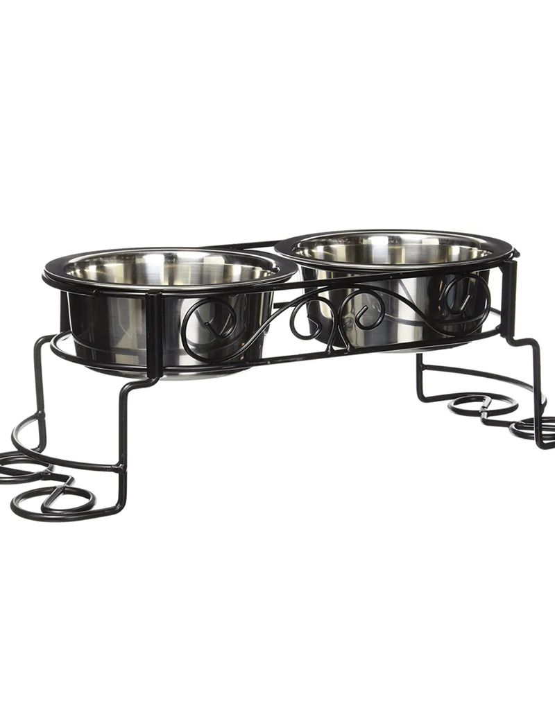 Ethical Pet Ethical Pet Scroll Work Double Diner Noah's Ark